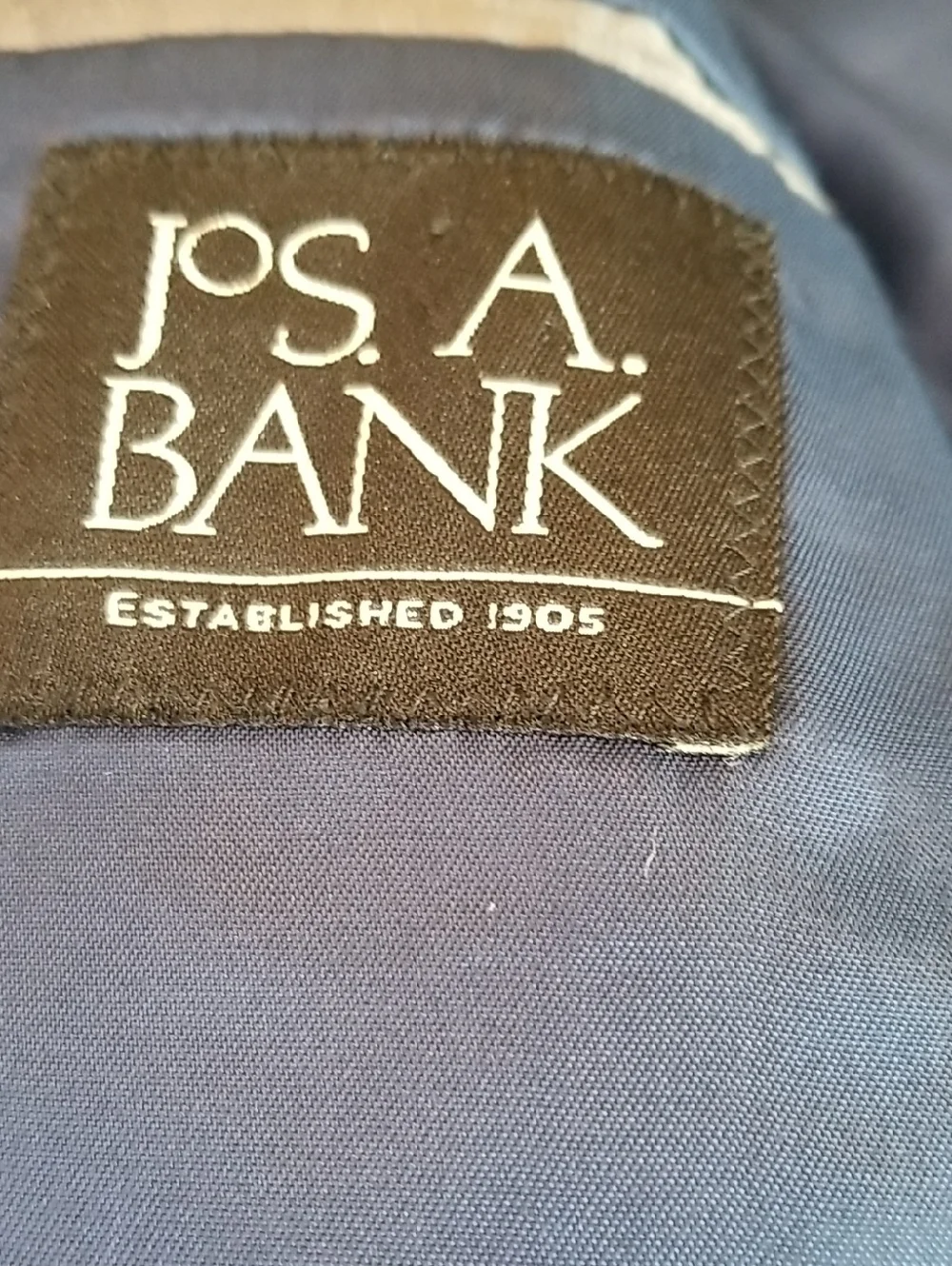 Joseph A Banks mens sport jacket w/elbow patches size tags removed EUC